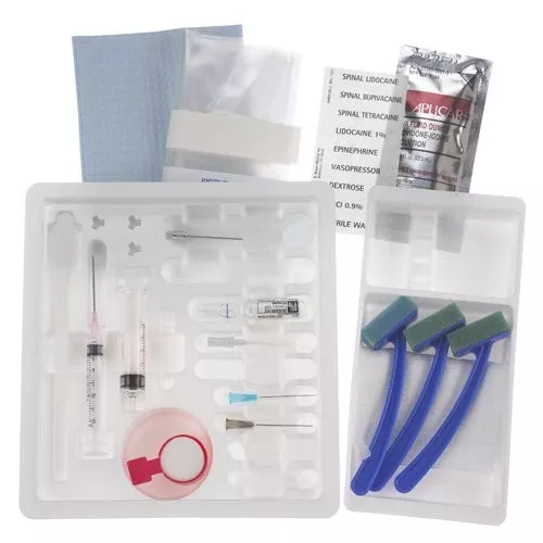Spinal Anesthesia Tray Pencan 24 Gauge 4 Inch L