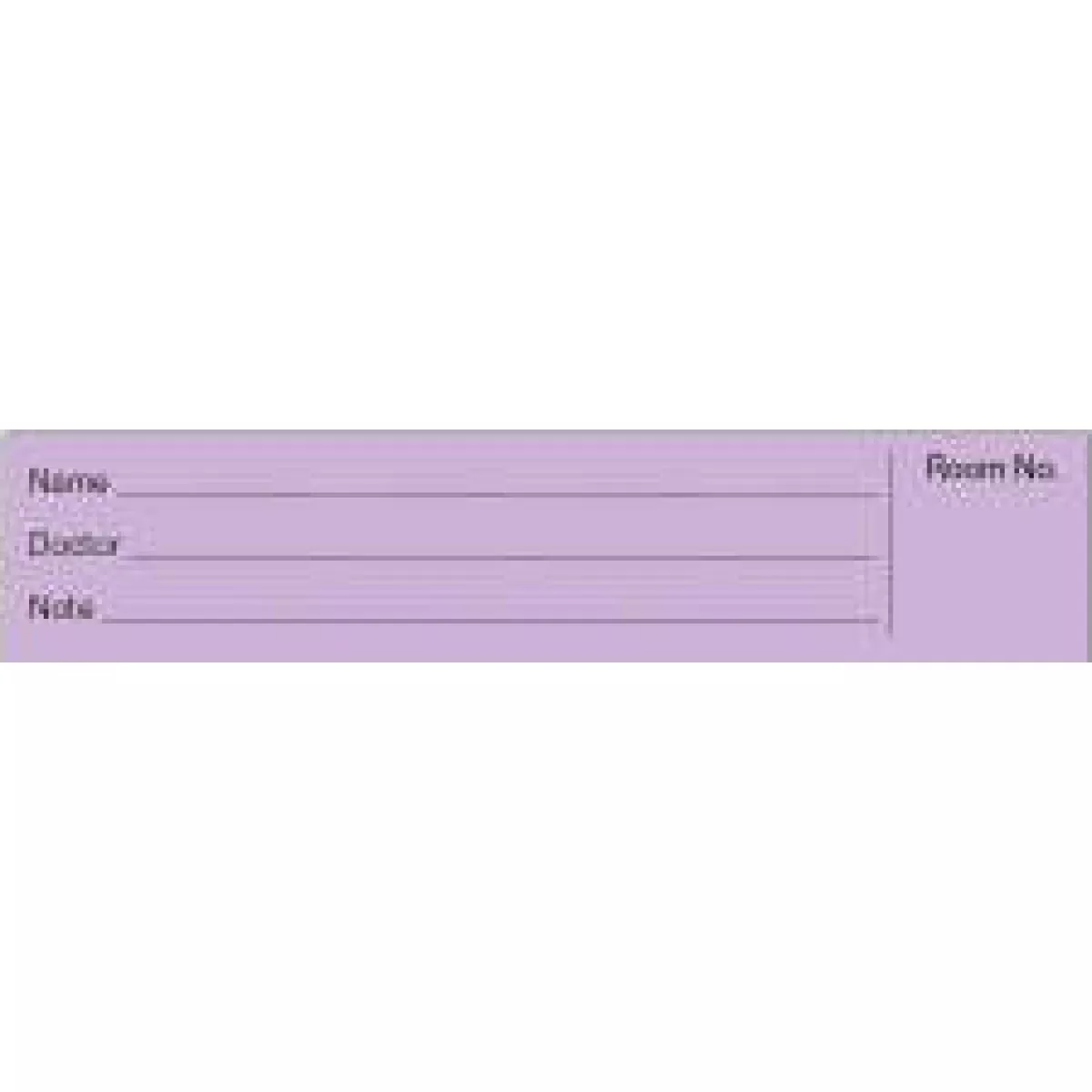Spine Id Insert Card With Black Print Lavender 5"X17/16" 100 Per Pack