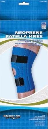 Sport-Aid™ Open Knee Sleeve, Extra-Large - 13 to 14 Inch Knee Circumference, Blue, 1/EA