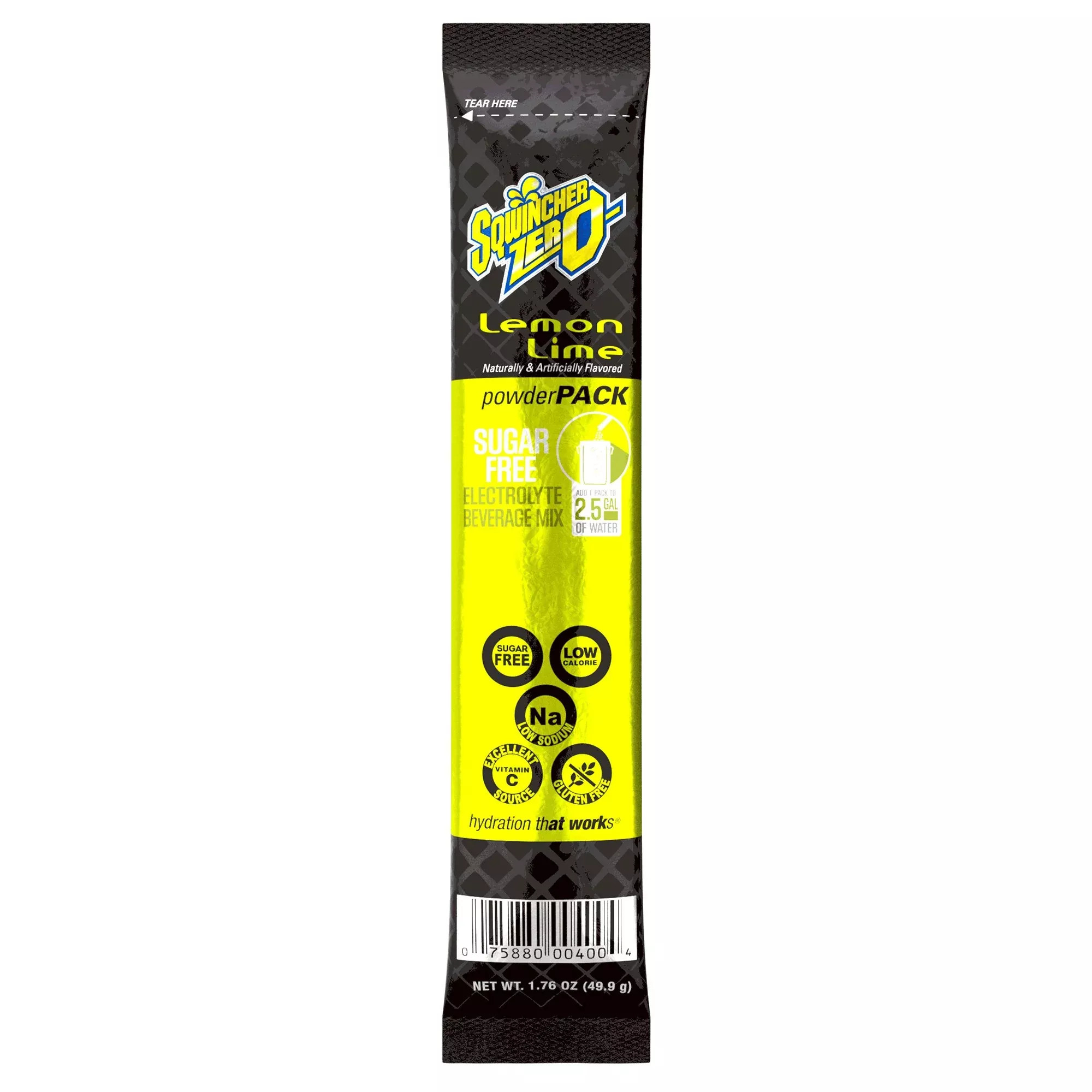 Sqwincher Zero Lemon-Lime Electrolyte Replenishment Drink Mix