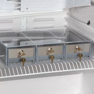 Stackable Refrigerator Cassette, 3-Drawer, Key Lock H-18538C-14251