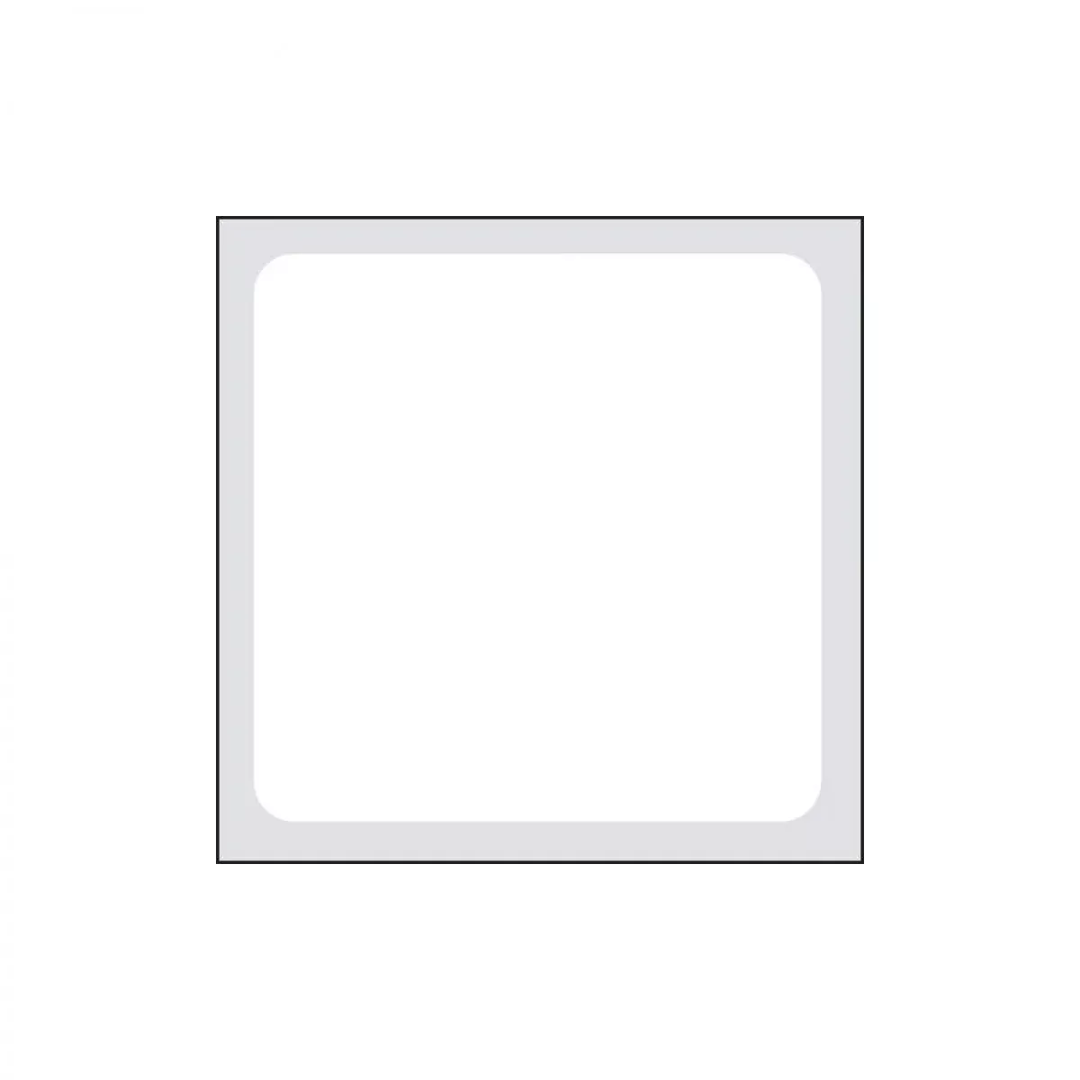 Stainershield Slide Label Stain Resistant - Direct Thermal (Synthetic, Permanent) 1" Core 7/8" X 7/8" White 3600 Per Roll, 2 Rolls Per Box