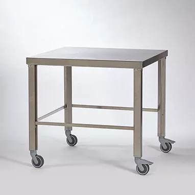 Stainless Steel Mobile Table, 36"W H-19103-15587
