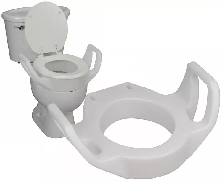 Standard Toilet Seat Riser with Arms