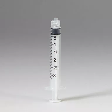 Sterile Monoject™ Luer-Lock Syringes, 3mL, Case H-20036-31-21211