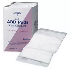 Sterile Multi-Trauma Abdominal Pad Dressing 10" x 30"