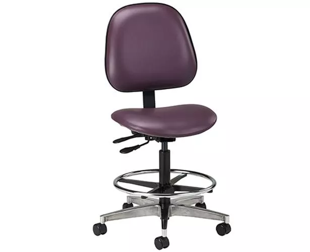 Stool with Adjustable Contour Backrest