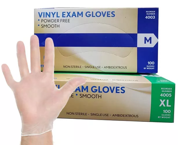 Strong Vinyl Gloves, 4000 Series