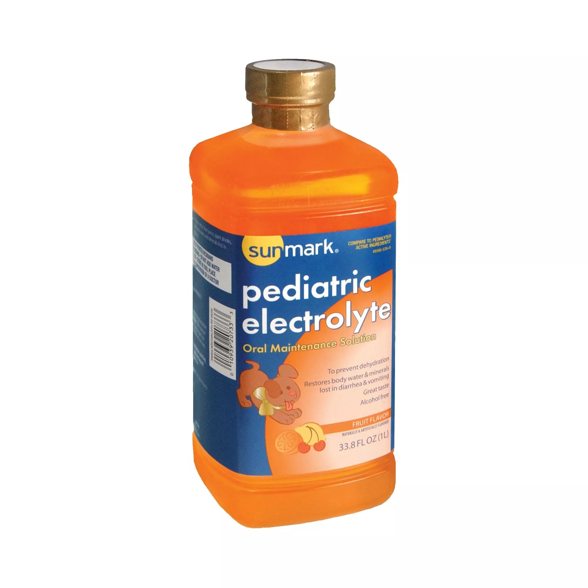 sunmark Pediatric Oral Electrolyte Solution, 33.8 oz. Bottle