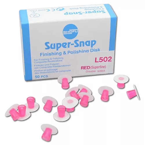Super-Snap, Red, Super Fine, 50/pk