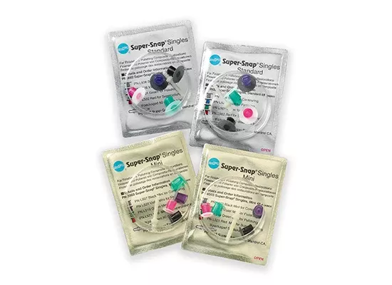 Super-Snap Singles, Mini Size Disk 8mm, 1 Disk of Coarse, Medium, Fine & Super Fine Grits