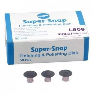 Super-Snap, Violet, Medium, Mini, 50/pk