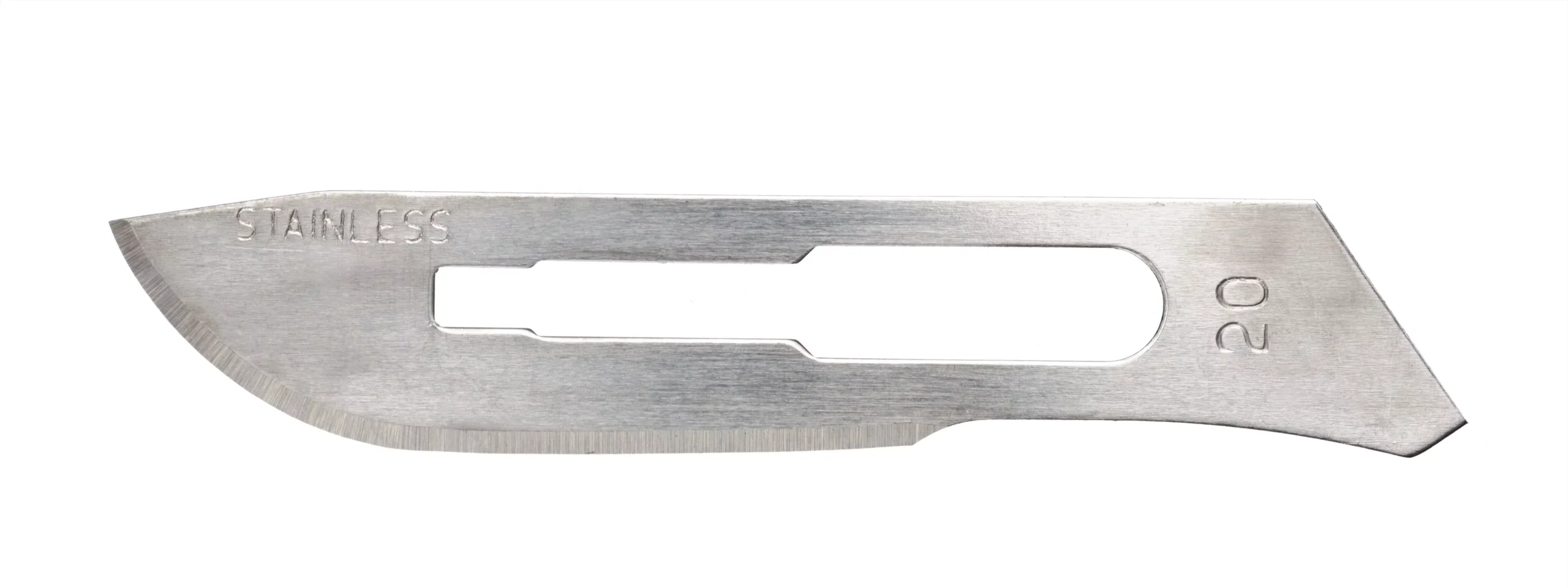 Surgical Blade Technocut Stainless Steel No. 20 Sterile Disposable Individually Wrapped