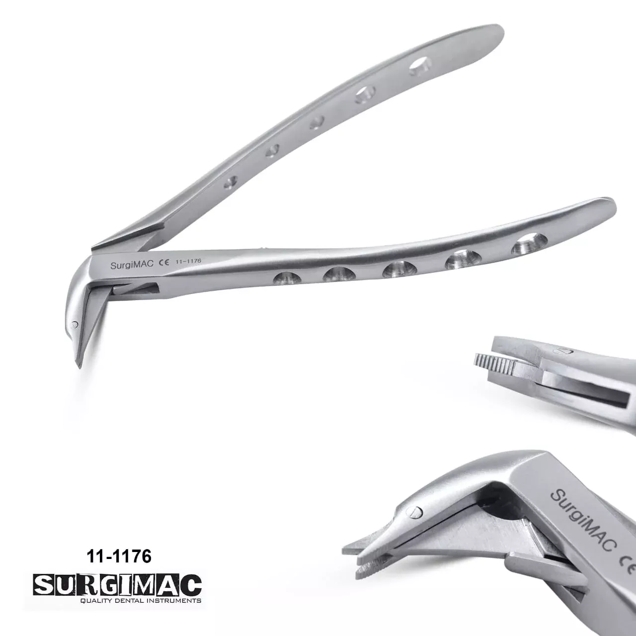 Surgimac 3-Prong Crown Spreader, Stainless Steel. Crown splitting forceps