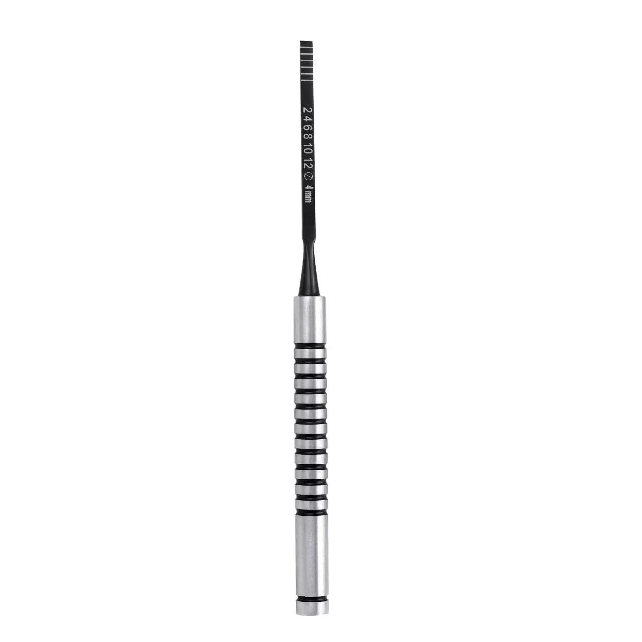 SurgiMac Bone Chisel Sharp Str. 4mm 2-4-6-8-10-12mm. MacBlack Series. Titanium coating.