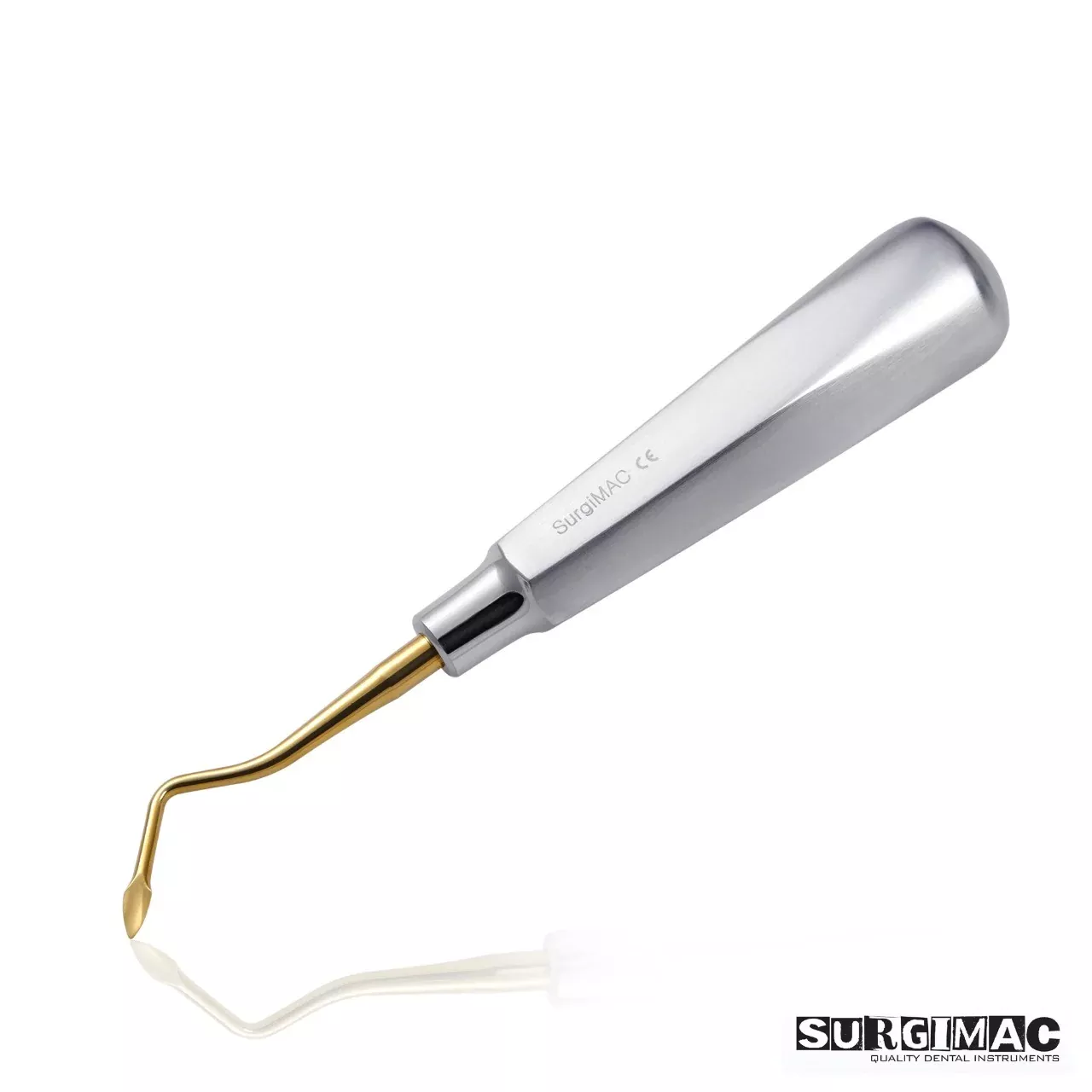 SurgiMac Elevators Spade Elevator Tip Right. Gold coated, 1/pk.