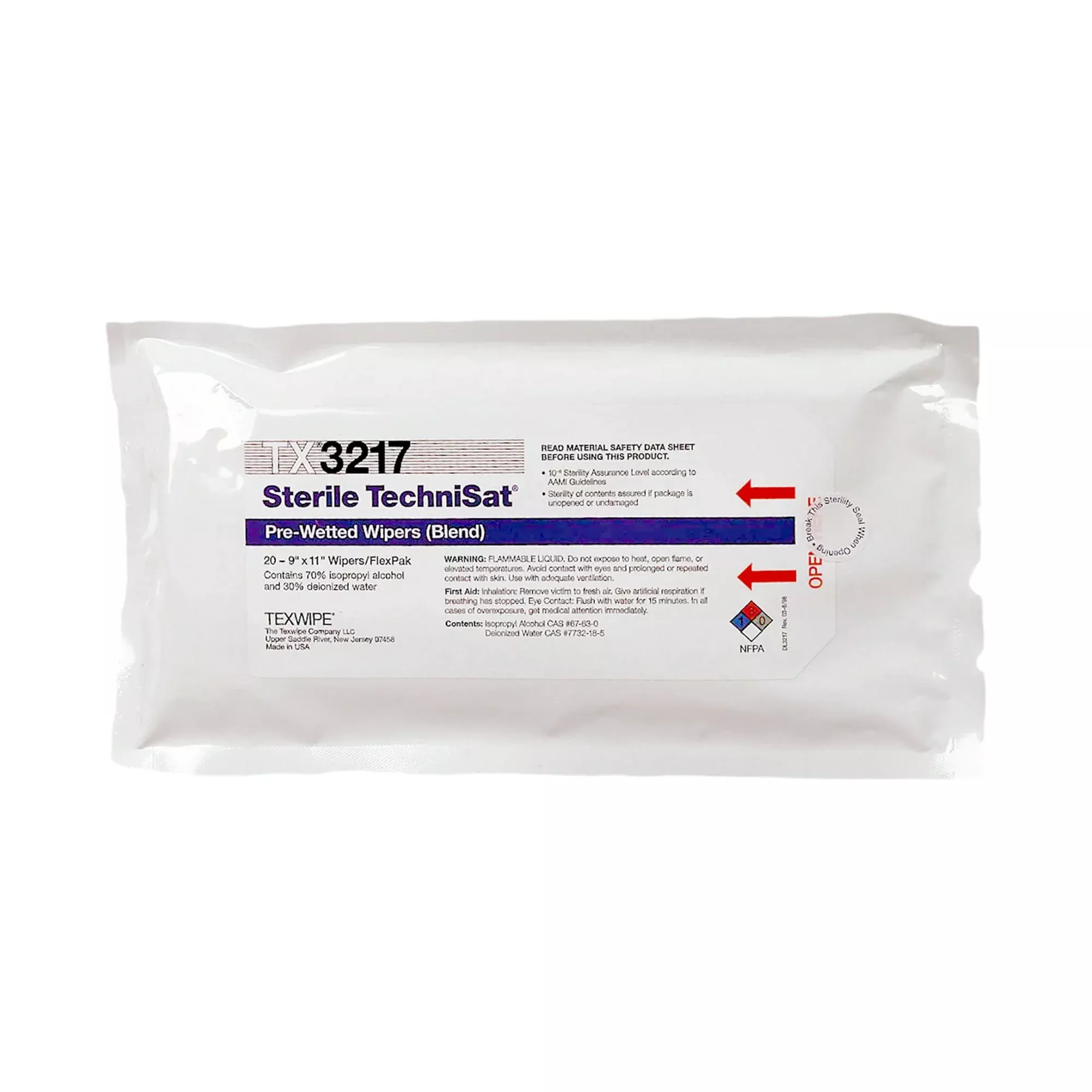 TechniSat Presaturated Cleanroom Wipe