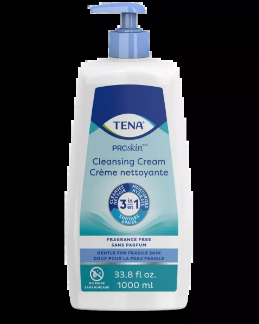 TENA 33.8oz Scent Free Cleansing Cream Washcream
