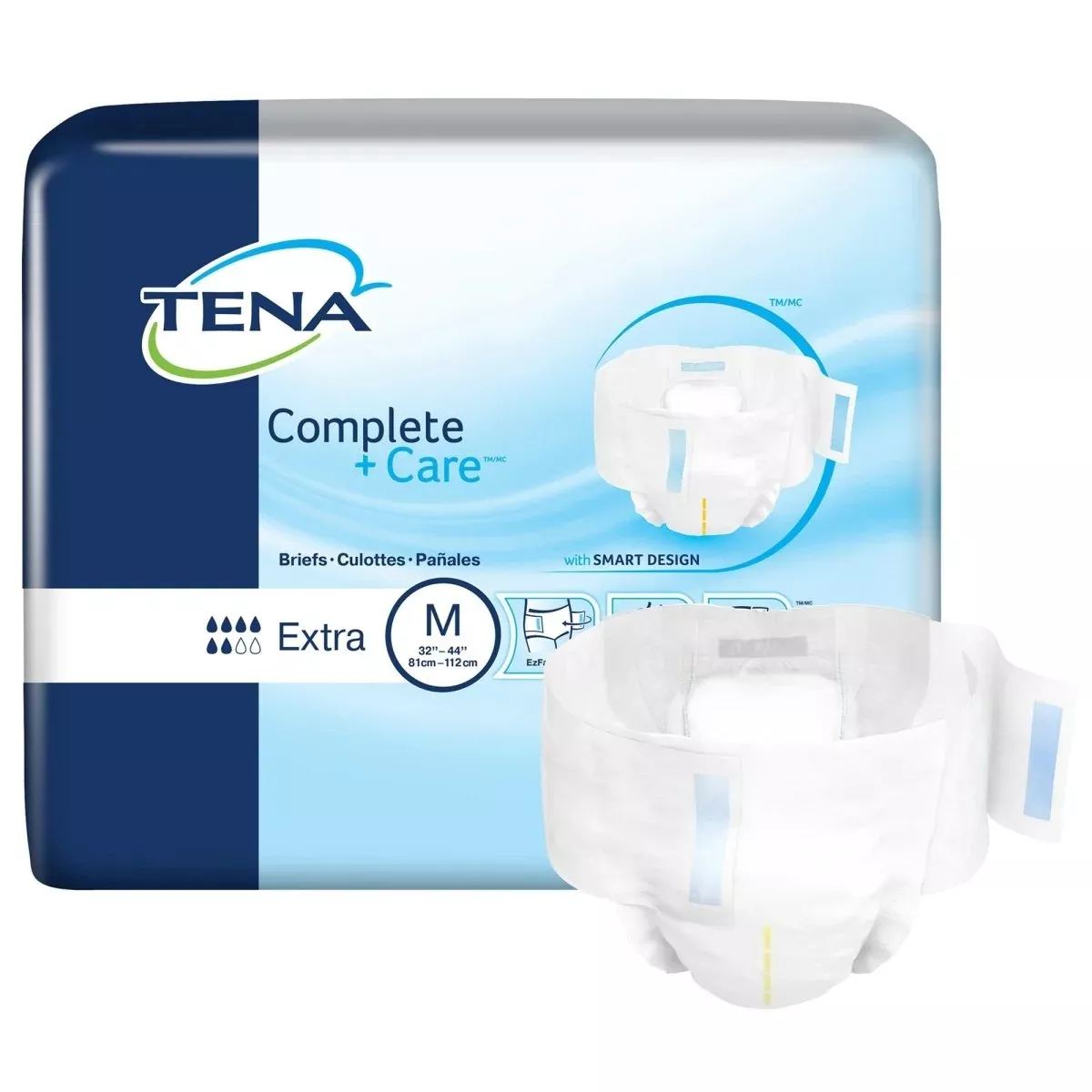 Tena Complete +Care Extra Incontinence Brief