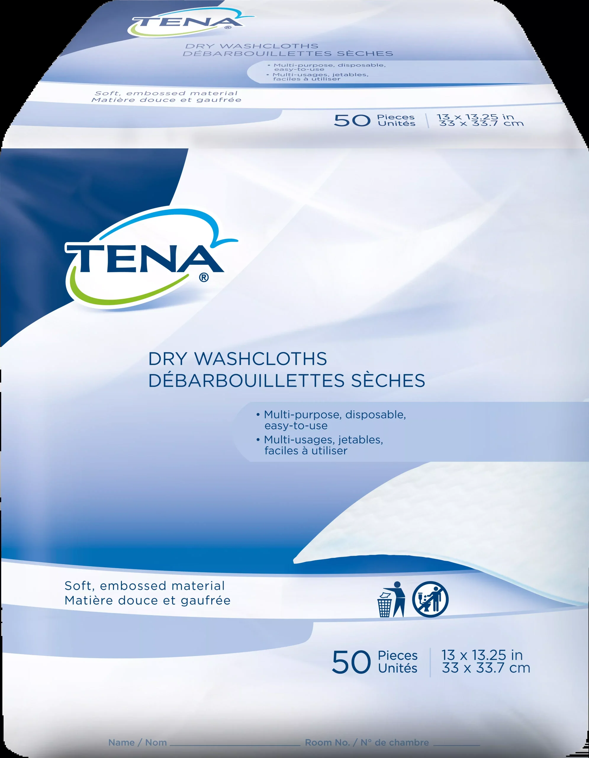 TENA Dry Wipess