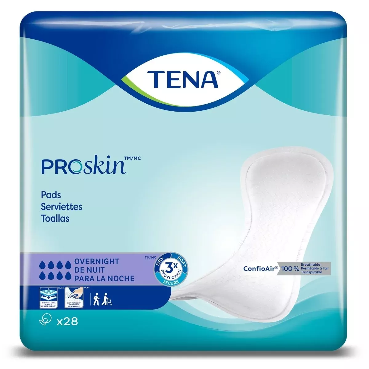 Tena Light Overnight Bladder Control Pad