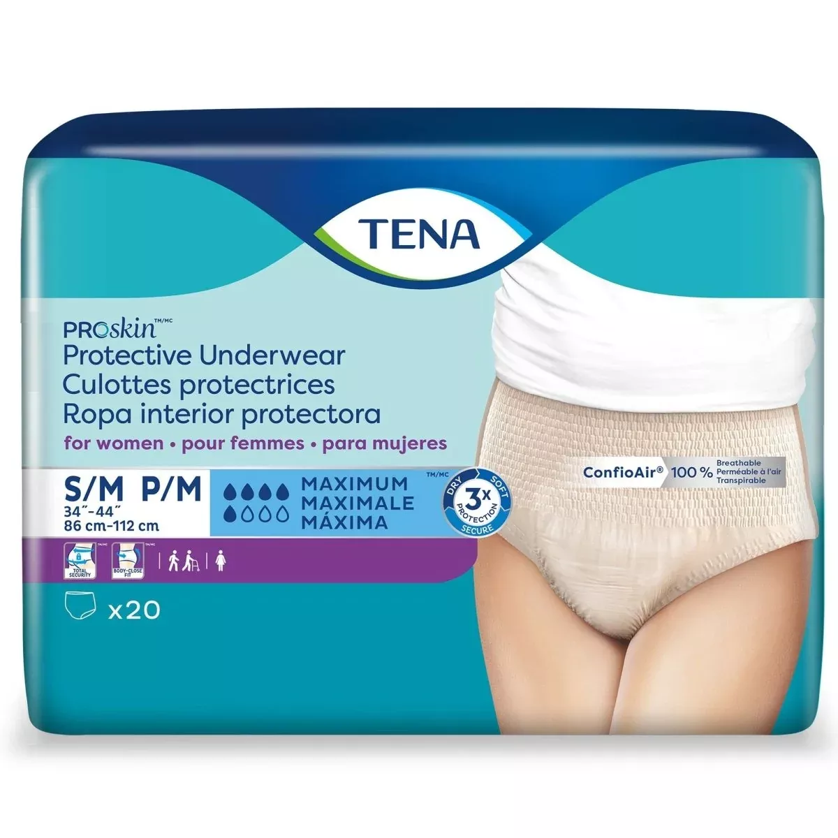 Tena ProSkin Maximum Absorbent Underwear -Female