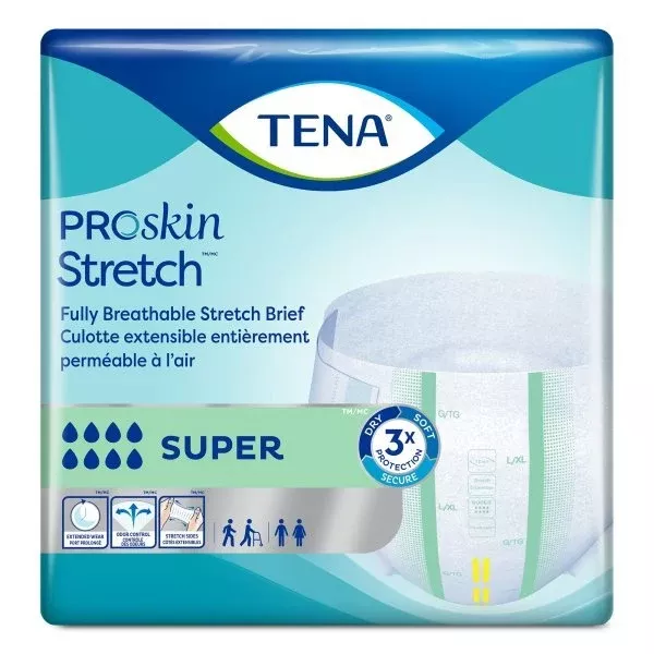 Tena ProSkin Stretch Super Incontinence Briefs