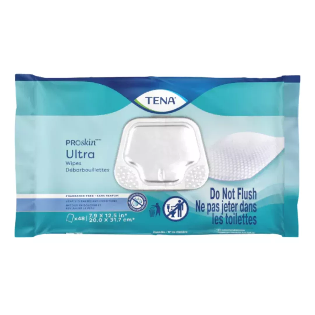 TENA Ultra Scent-Free Wipes