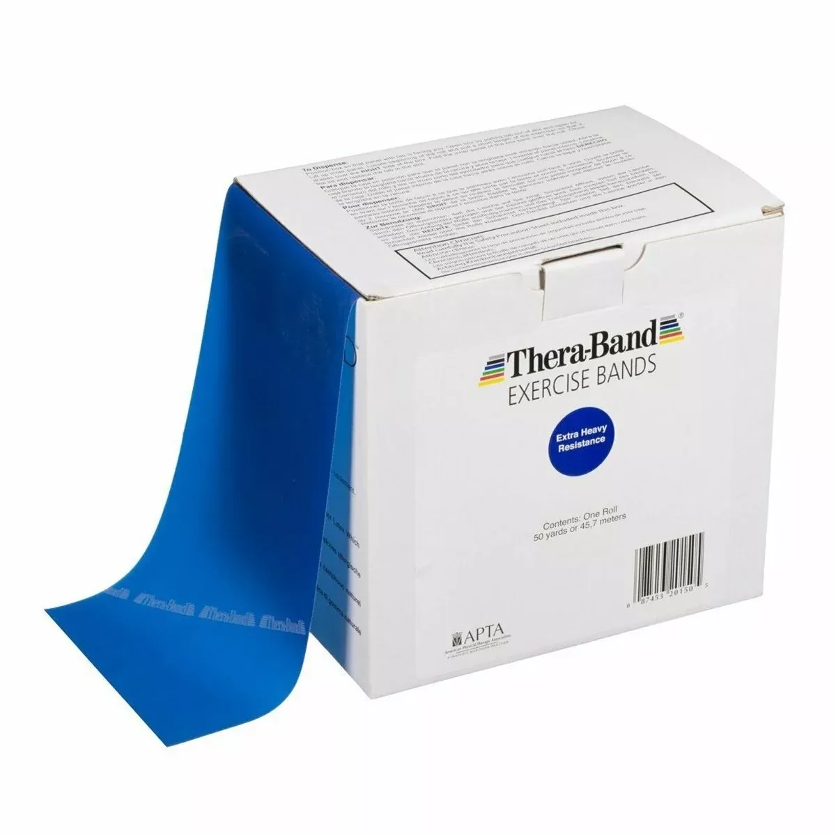 TheraBand Exercise Resistance Band, Blue, 6 Inch x 50 Yard