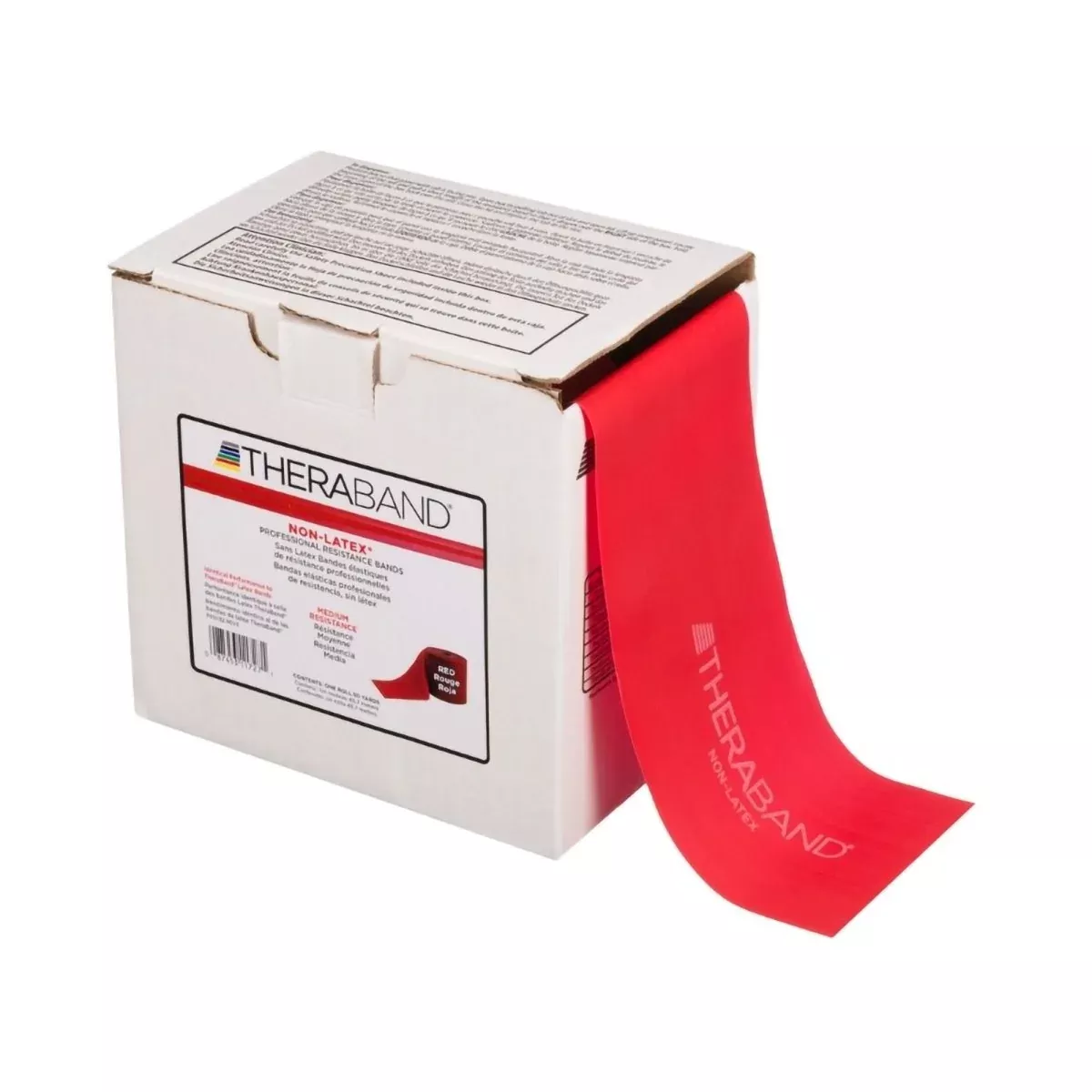 TheraBand Exercise Resistance Band, Red, 4 Inch x 50 Yard
