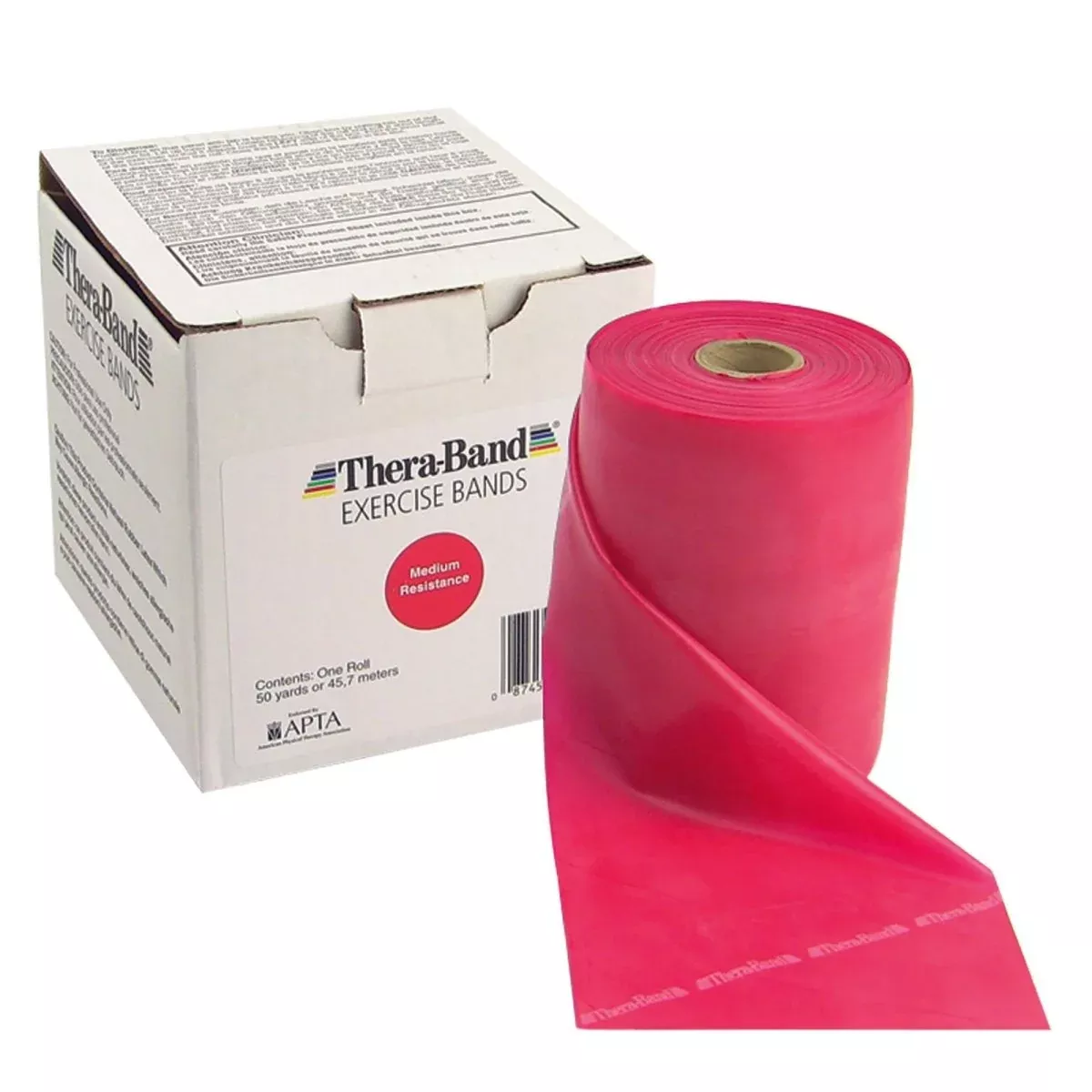 TheraBand Exercise Resistance Band, Red, 5 Inch x 50 Yard