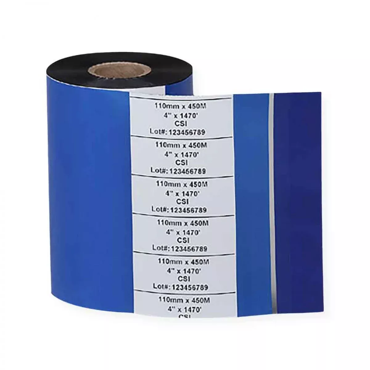 Thermal Transfer Ribbon Resin 4.02" X 1181' Black 6 Per Box