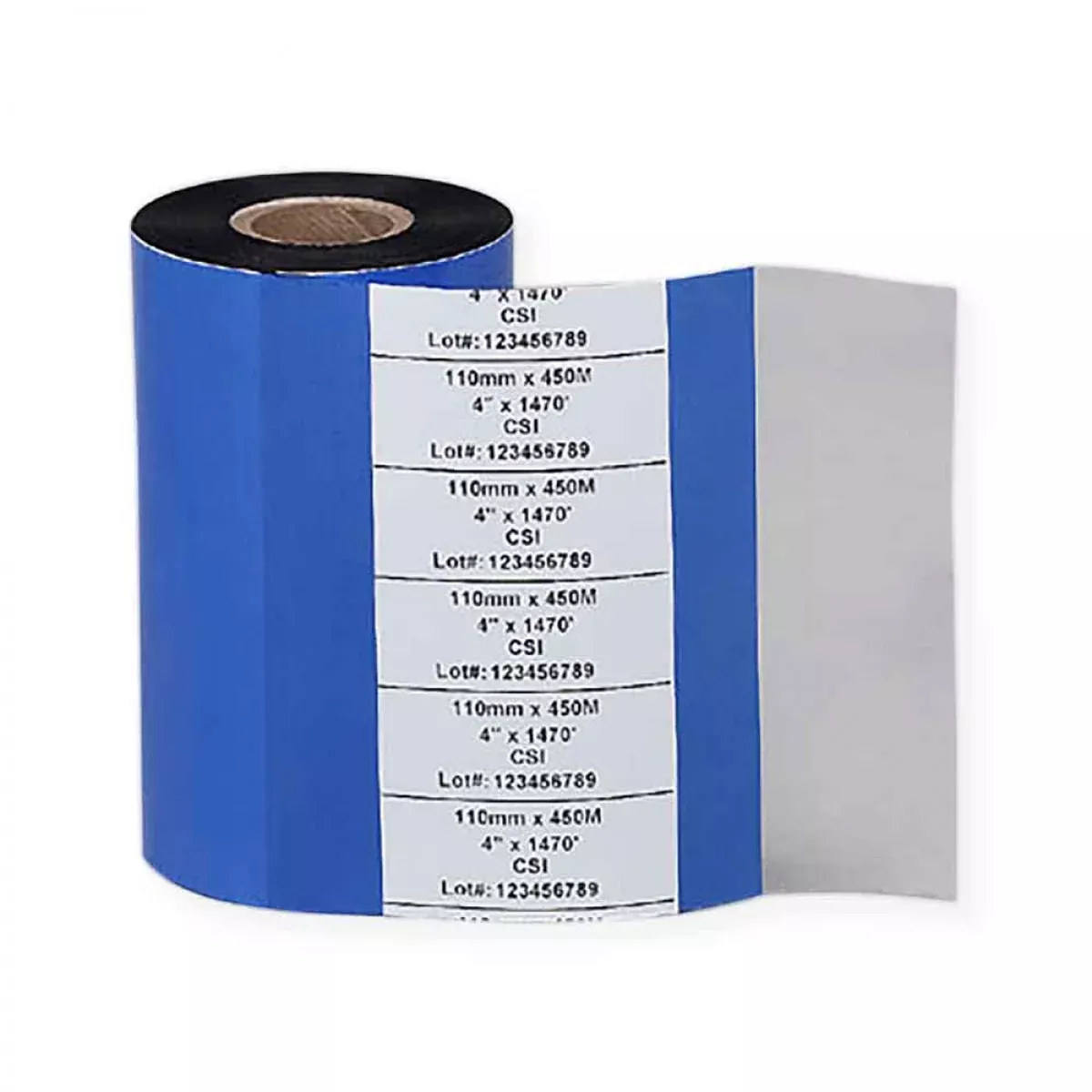 Thermal Transfer Ribbon Wax 4.02" X 1181' Black 6 Per Box