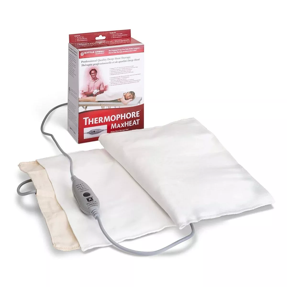 Thermophore MaxHEAT Moist Heating Pad for Backs, Hips, Legs and Shoulders