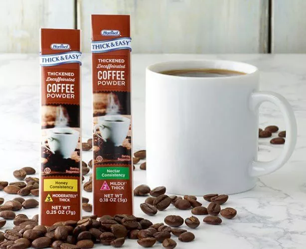 Thick & Easy Coffee Powder Packets, Decaffeinated