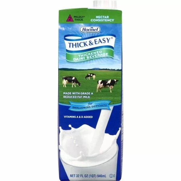 Thick & Easy Dairy Nectar Consistency Milk Thickened Beverage, 32 oz. Carton