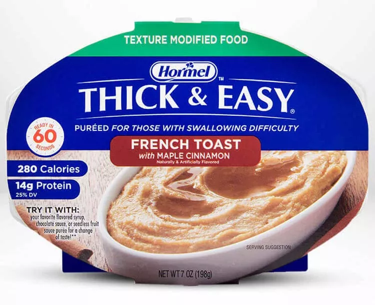 Thick & Easy Pureed Maple Cinnamon French Toast
