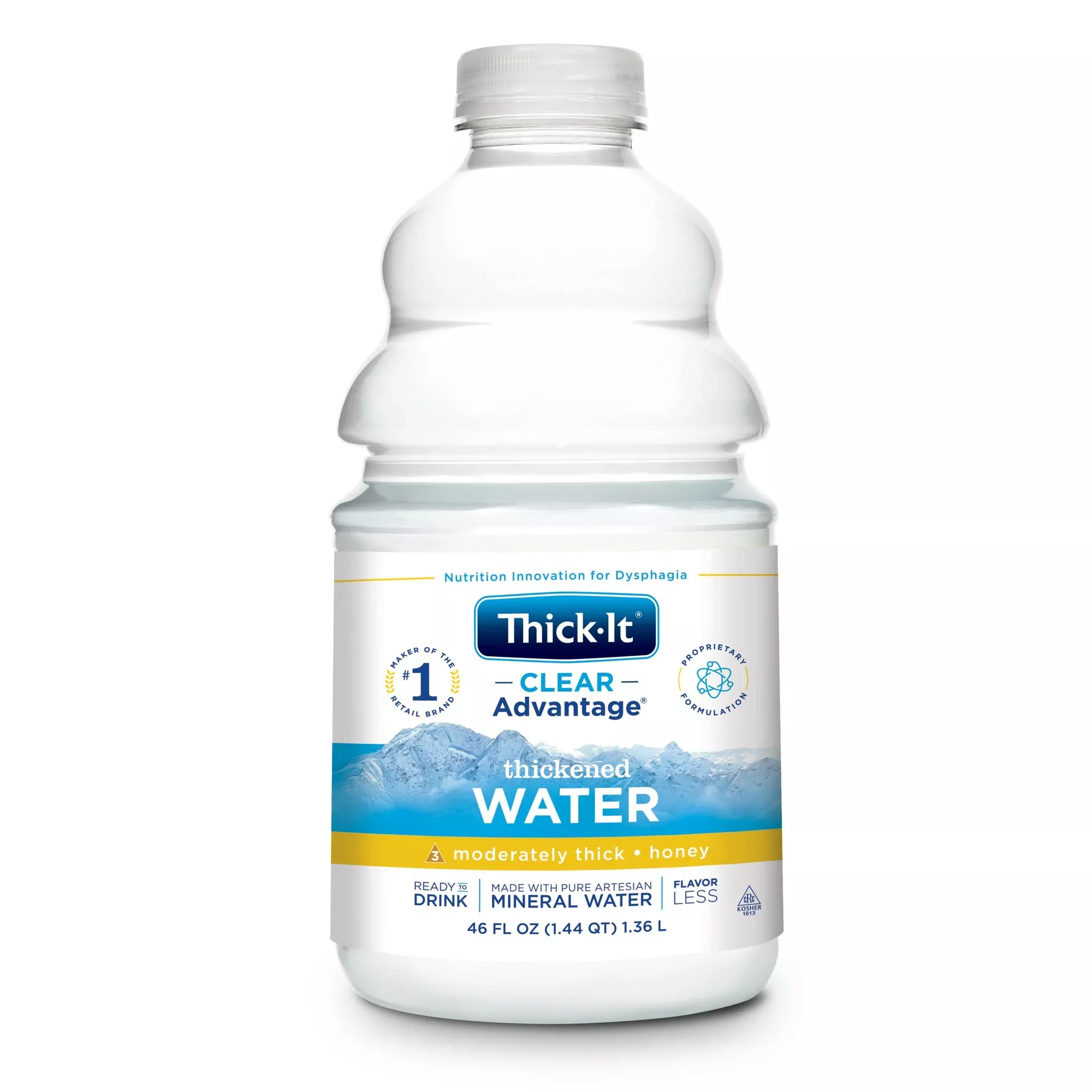 Thick-It Clear Advantage Honey Consistency Thickened Water, 46-ounce Bottle