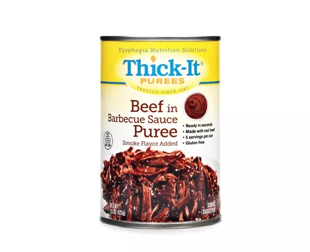 Thick-It Purees, Beef in Barbeque Sauce, Case