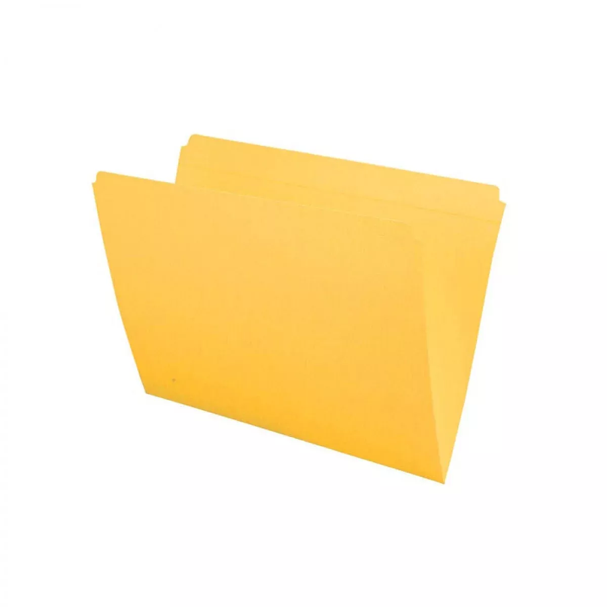 Top Tab Folder Fas# 1&3 11Pt Color Stock Yellow Full Cut 11-3/4"X9-1/2" 2Ply 250 Per Case