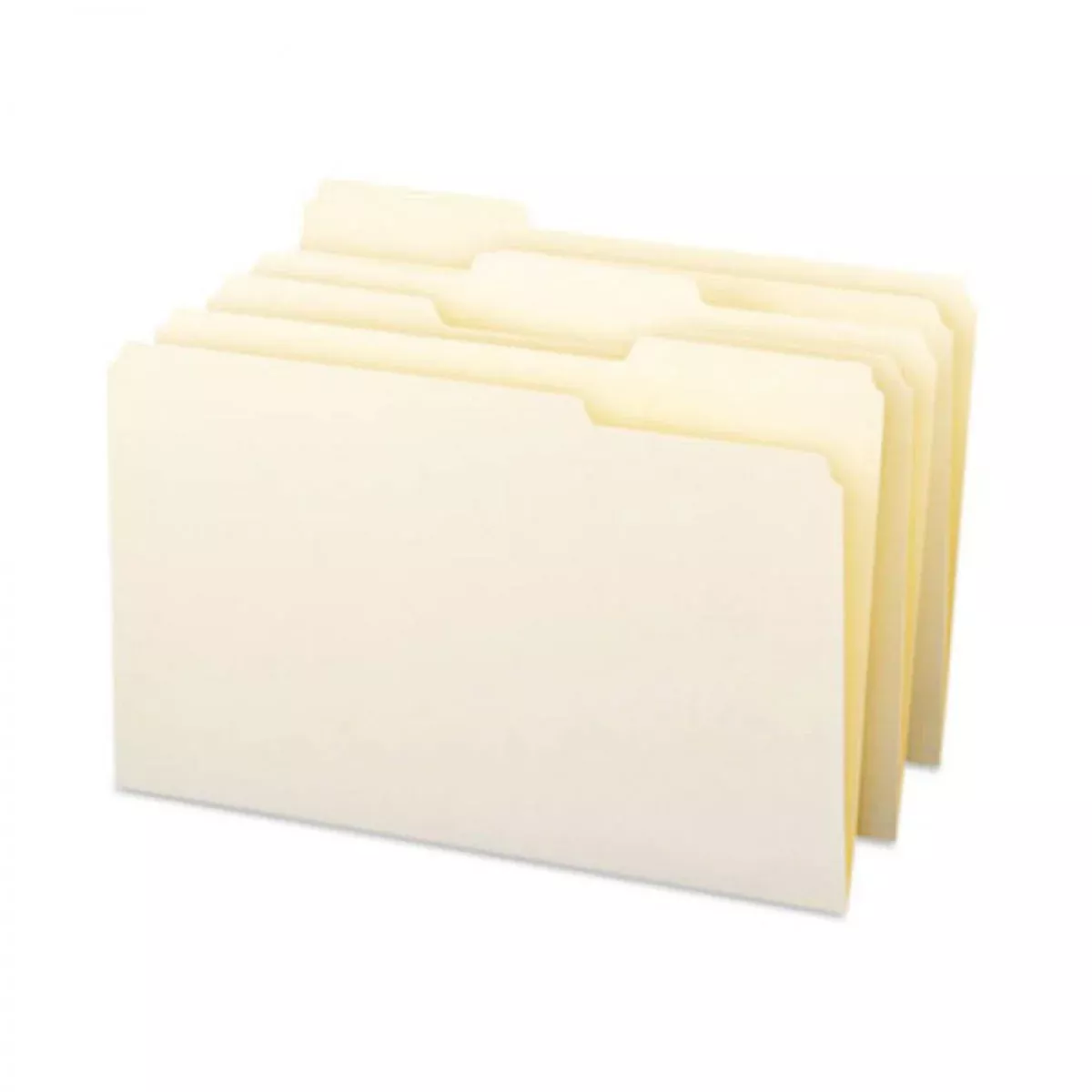 Top Tab Folder, Fastener Position #1, 11Pt Manila, 1/3 Cut Assorted, 11 3/4" X 9 1/2" 2Ply 50 Per Box