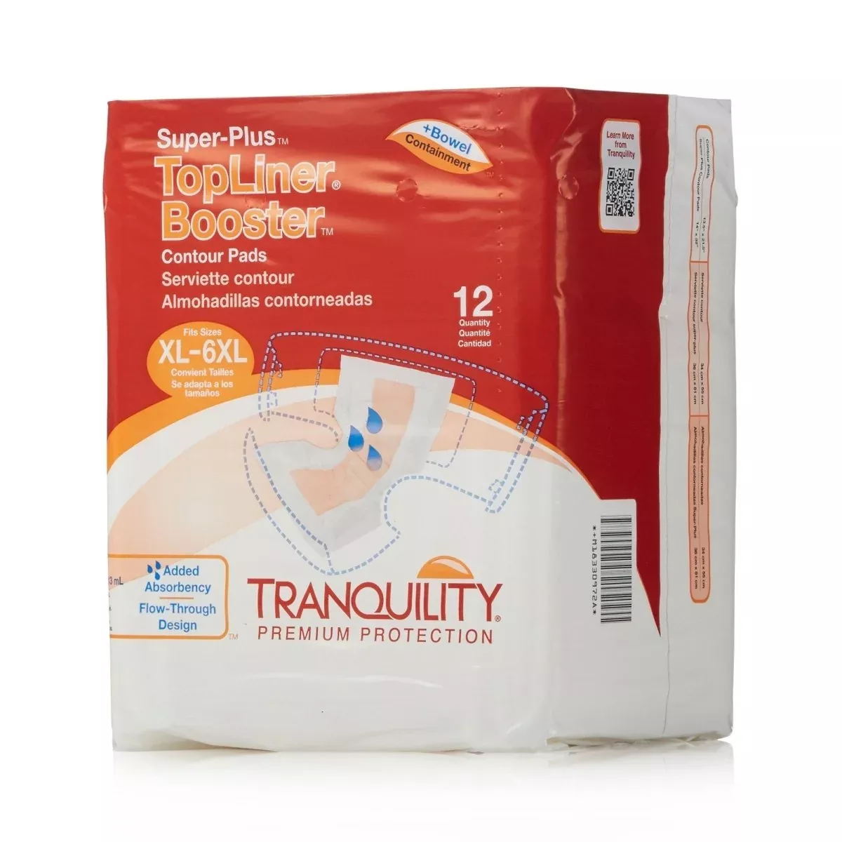 TopLiner Super Plus Added Absorbency Incontinence Booster Pad
