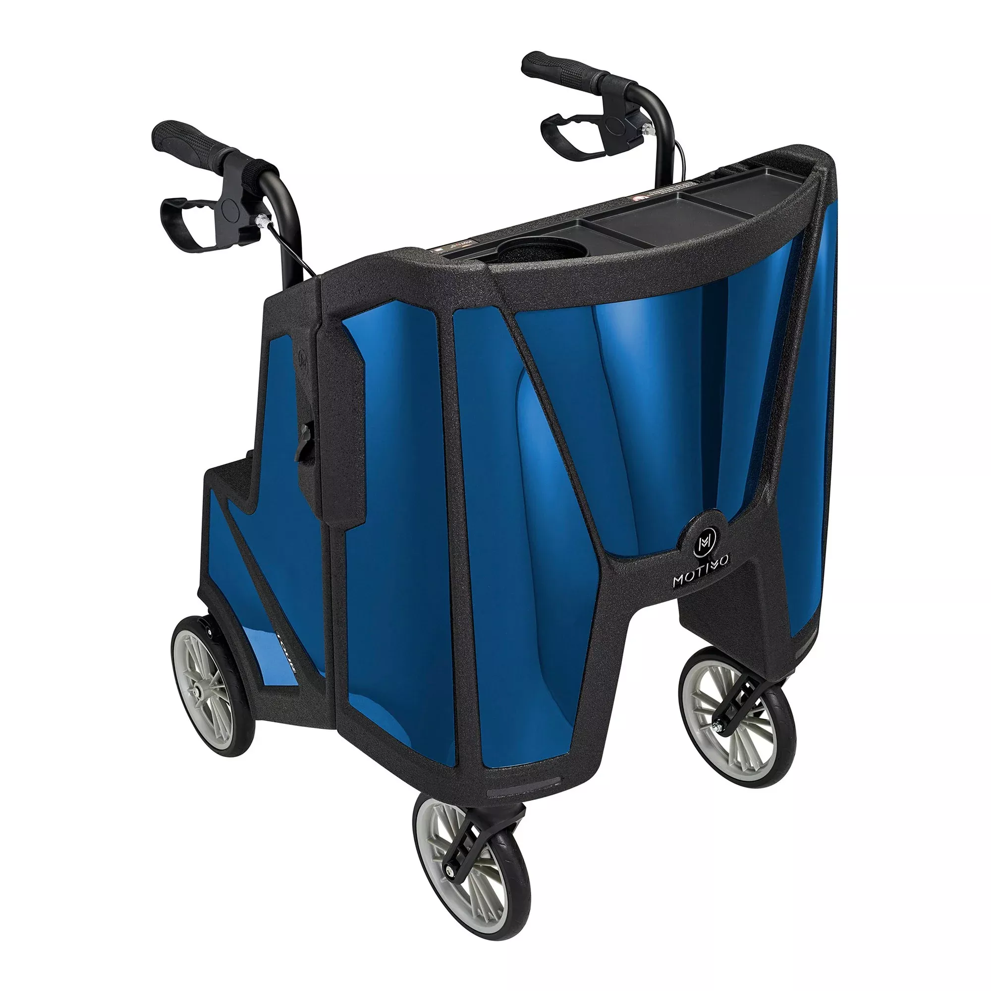 Tour Adjustable Height Folding 4 Wheel Rollator