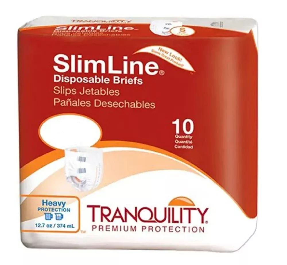 Tranquility SlimLine Disposable Briefs - Heavy Absorbency