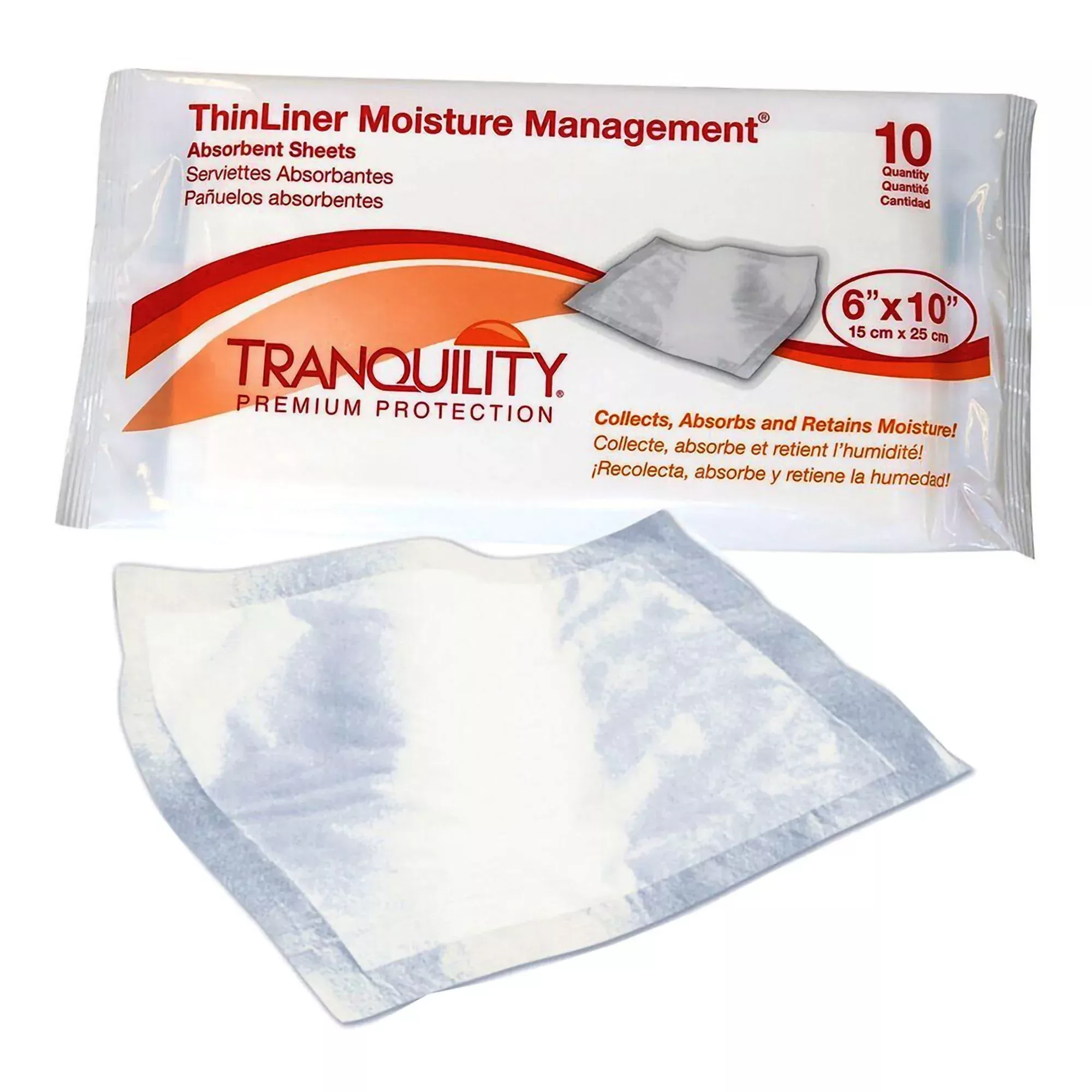 Tranquility ThinLiner Skin Fold Pad, 6 x 10 Inch