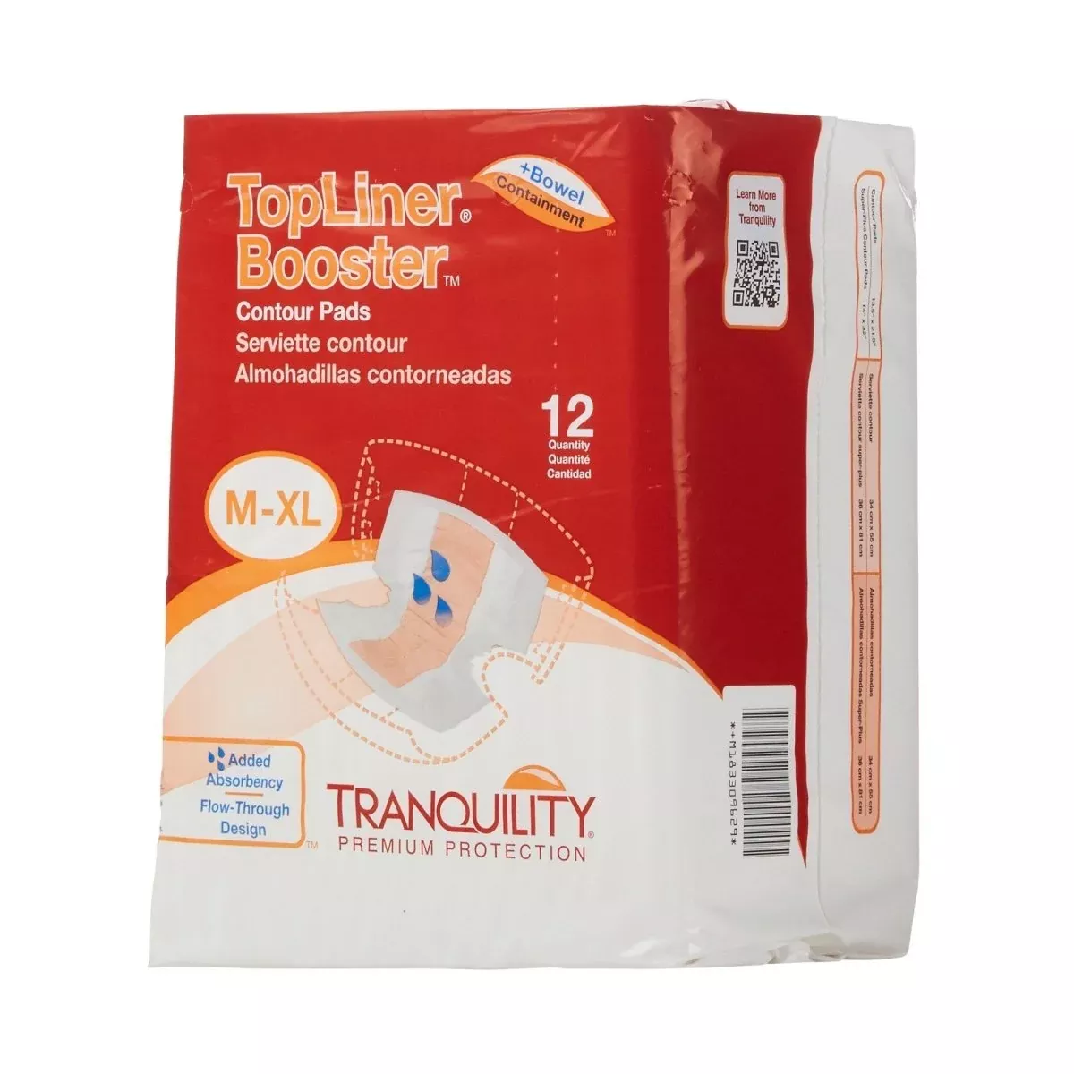 Tranquility Top Liner Added Absorbency Incontinence Booster Pad