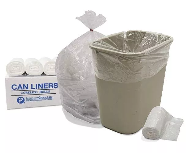 Trash Bags, High Density Coreless Rolls