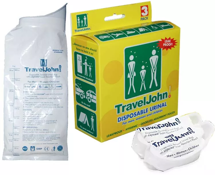 TravelJohn Portable Urinal for Men, Women & Children
