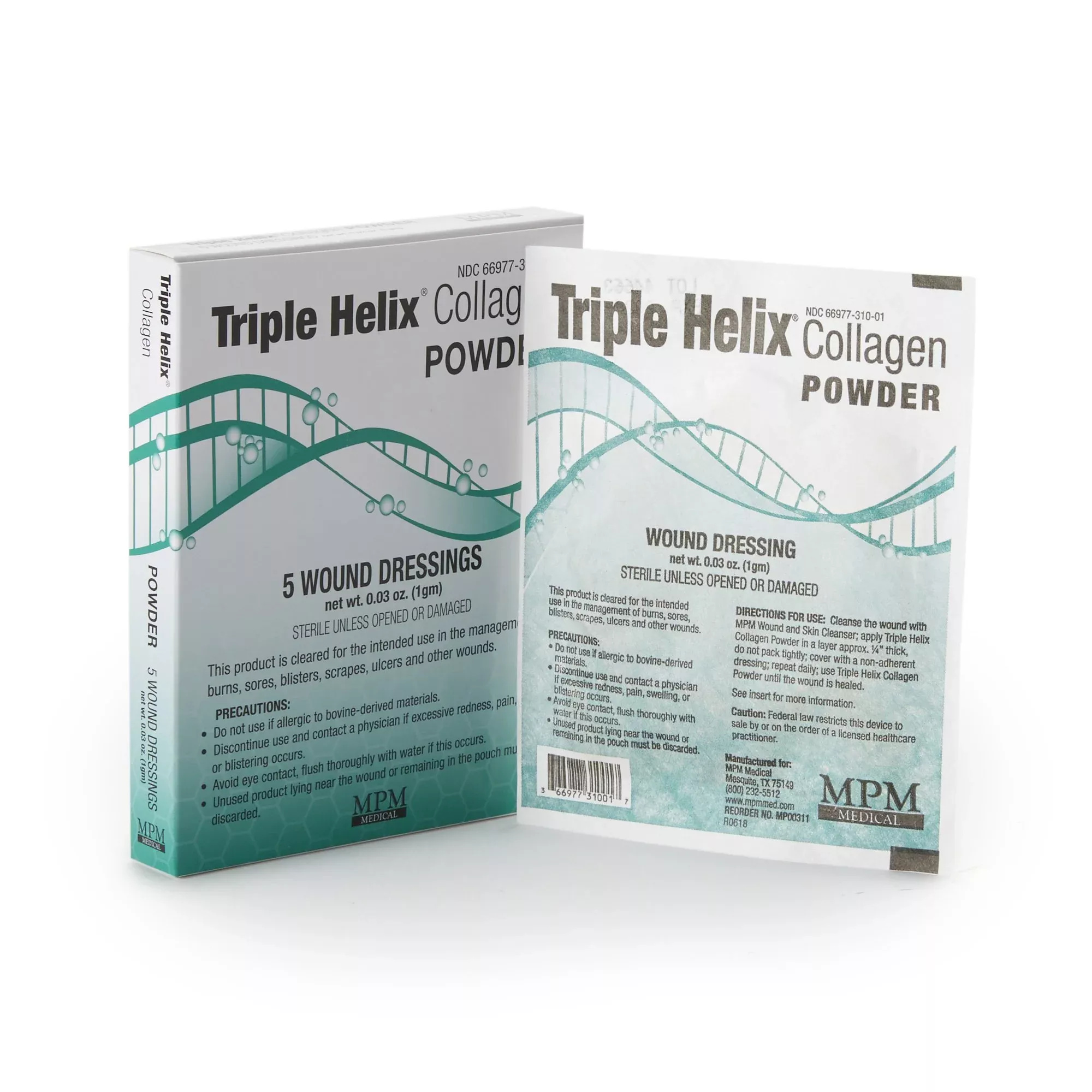 Triple Helix Collagen Powder, 1 Gram