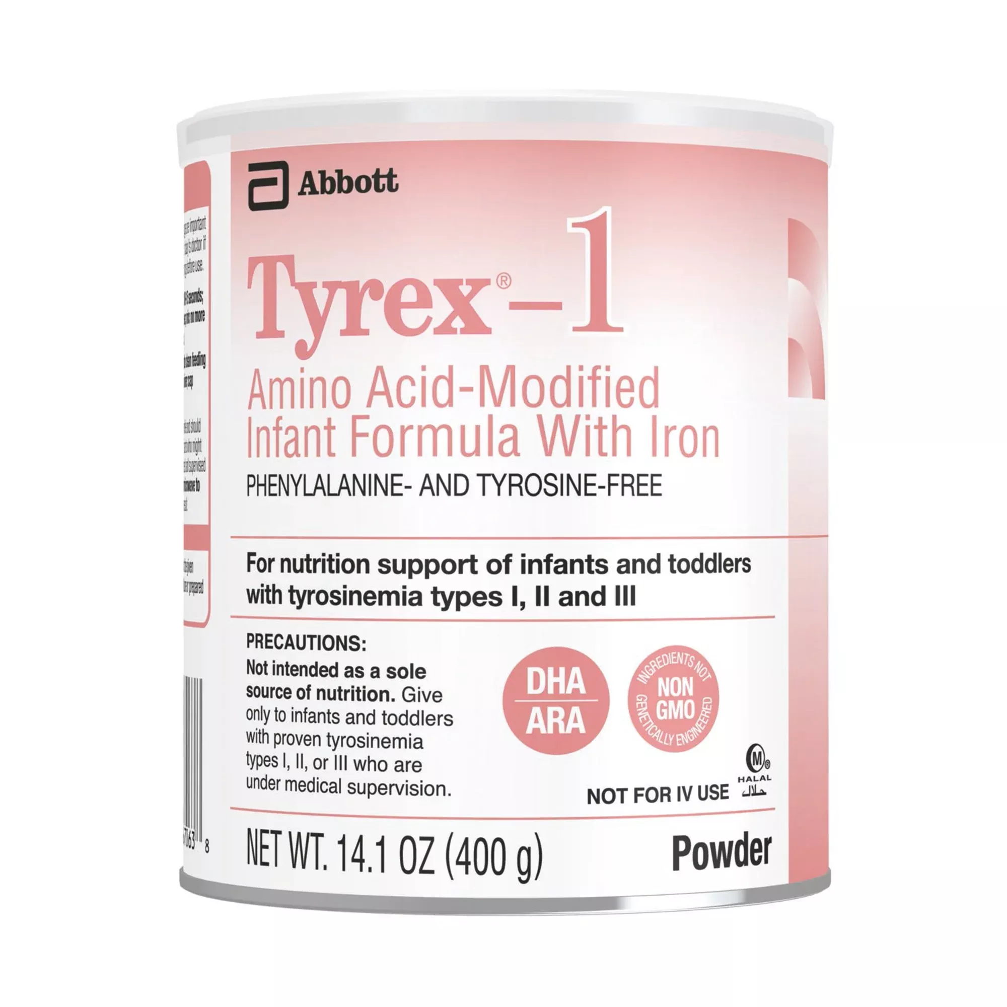 Tyrex-1 Amino Acid–Modified Infant Formula with Iron